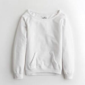 Oversized Off-The-Shoulder Sweatshirt